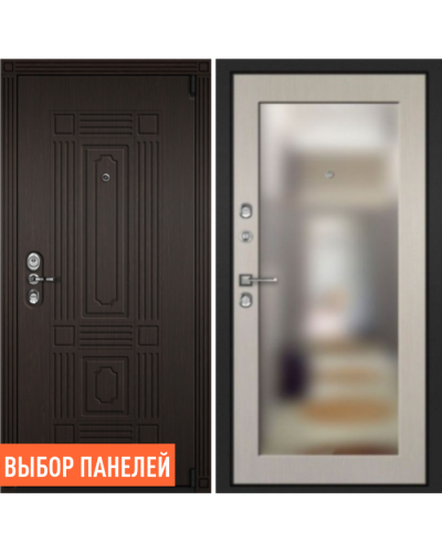 Входная дверь Cisa Sarbona Лиственница белая зеркало