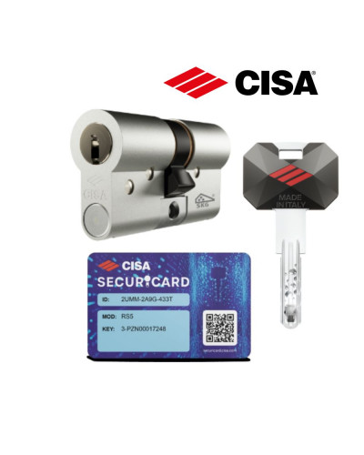 Итальянский взломостойкий цилиндр (личина) Cisa (Чиза) RS5 в ассортименте