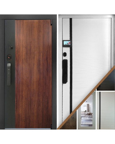 Смарт входная дверь Двекрон Галактика шуморазрыв Филипс Philips EasyKey DDL709-FVP с распознавания лица и видеоглазком