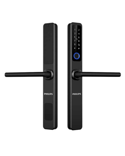 Электронный биометрический замок Philips Easykey DDL608-5HWS узкопрофильный