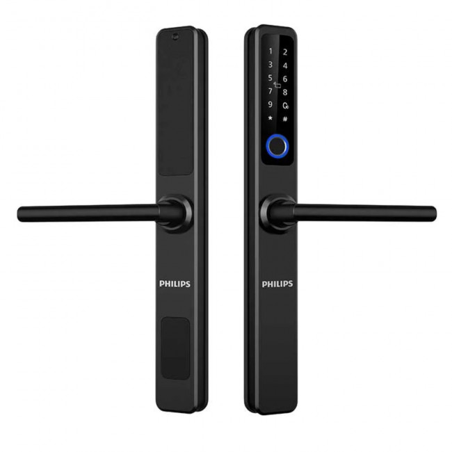 Электронный биометрический замок Philips Easykey DDL608-5HWS узкопрофильный